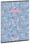 Ars Una Ars Una: Pearl Blossom kék extra kapcsos sima füzet A/4 (53803764) - innotechshop