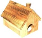 Casă din lemn pt rozătoare cu ușă rotundă (160 x 130 x 130 mm | Pt rozătoare mici, ex. hamster)