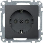 Schneider Electric Merten csatlakozóaljzat betét antracit System M 237114 Schneider - Készlet erejéig! ! ! (237114)