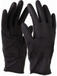 STALCO Nitril védő- és szerelőkesztyű, 10-es, fekete, 50 db/csom, NITRAX GRIP, STALCO PERFECT (S-76349)