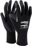STALCO Munkavédelmi kesztyű, nylon, fekete, 10-es méret, NITRILE FLEX FOAM, STALCO PERFECT POWERMAX (S-76407)