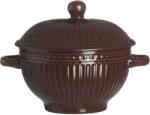 Ritzenhoff & Breker Bol cu capac Senja, capacitate: 0, 60 litri, înălțime: 130 mm, diametru: 150 mm, gri Castron