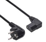 Akyga tápkábel 230V 3m - L csatlakozós [AK-PC-12A]