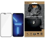 Panzer E2E Microfracture iPhone 13 Pro Max 6, 7" CamSlider Swarovsky tokbarát antibakteriális fekete képernyővédő fólia