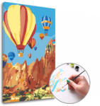  Festés számok szerint Repül a léggömb | low difficulty