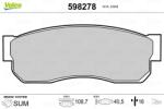 VALEO Fékbetét készlet VALEO 598278 for NISSAN, SUBARU (598278)