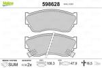 VALEO Fékbetét készlet VALEO 598628 for NISSAN, MAZDA (598628)