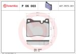 BREMBO fékbetétkészlet, tárcsafék BREMBO P 06 003 for BMW (P 06 003)