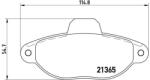 BREMBO Fékbetét készlet BREMBO P 23 054 (P 23 054)