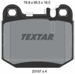 TEXTAR fékbetétkészlet, tárcsafék TEXTAR 2315702 for MERCEDES-BENZ (2315702)