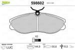 VALEO Fékbetét készlet VALEO 598602 for FORD, NISSAN (598602)