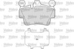 VALEO fékbetétkészlet, tárcsafék VALEO 601672 for PORSCHE (601672)