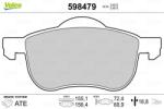 VALEO Fékbetét készlet VALEO 598479 for VOLVO (598479)