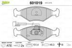 VALEO Fékbetét készlet VALEO 601019 for FIAT (601019)