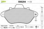 VALEO Fékbetét készlet VALEO 598294 for PEUGEOT (598294)