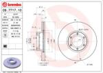 BREMBO féktárcsa BREMBO 09.7717. 10 for OPEL, VAUXHALL, RENAULT (09.7717.10)