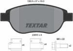 TEXTAR fékbetétkészlet, tárcsafék TEXTAR 2360001 for CITROËN, PEUGEOT (2360001)