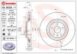 BREMBO féktárcsa BREMBO 09. B038.11 for AUDI (09.B038.11)
