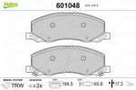 VALEO Fékbetét készlet VALEO 601048 for OPEL, SAAB, VAUXHALL (601048)
