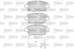 VALEO Fékbetét készlet VALEO 601673 for TOYOTA (601673)