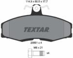 TEXTAR Fékbetét készlet TEXTAR 2086105 for FORD, SEAT, SKODA, VW, … (2086105)