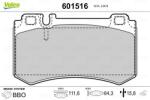 VALEO Fékbetét készlet VALEO 601516 for MERCEDES-BENZ, BRABUS (601516)