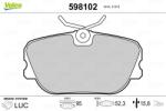 VALEO Fékbetét készlet VALEO 598102 for VOLVO (598102)