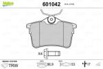 VALEO Fékbetét készlet VALEO 601042 for CITROËN, PEUGEOT, DS (601042)