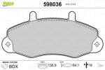 VALEO Fékbetét készlet VALEO 598036 for FORD (598036)