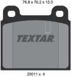 TEXTAR Fékbetét készlet TEXTAR 2001107 for PORSCHE (2001107)