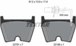 TEXTAR Fékbetét készlet TEXTAR 2375104 for SEAT, SKODA, VW, AUDI (2375104)