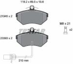 TEXTAR Fékbetét készlet TEXTAR 2194504 for SEAT, VW, AUDI, SKODA, … (2194504)