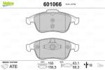 VALEO Fékbetét készlet VALEO 601066 for RENAULT (601066)