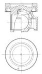 Kolbenschmidt dugattyú KOLBENSCHMIDT 40834601 for VOLVO (40834601)