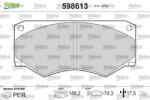 VALEO Fékbetét készlet VALEO 598613 for MERCEDES-BENZ, VW (598613)