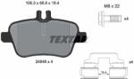 TEXTAR Fékbetét készlet TEXTAR 2484801 for MERCEDES-BENZ (2484801)