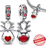 Prémiumékszer Webáruház Pandora Stílusú Rénszarvasos Charm (CHARM024)