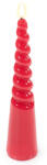 Decorer Set 6 lumanari rosii cu led 5x25 cm (A14.15.42)