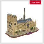 CubicFun - Puzzle 3D si Brosura-Notre Dame Paris 128 Piese (CUDS0986h) Puzzle