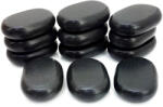 Pauco Academy Set 12 Pietre Vulcanice Ovale - Mari 7.5 cm (Terapie Geotermala) + Cadou Saculet
