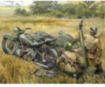 Zvezda Machetă moto Zvezda [1: 72] - Ural M-72 Sidecar Motorcycle With Mortar and Crew (DCC-ZVE3651)