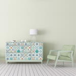 Ambiance Set 60 autocolante pentru mobilă Ambiance Neo, 10 x 10 cm