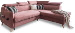 Miuform Colțar roz deschis extensibil cu tapițerie din catifea (cu colț pe partea dreaptă) Sweet Harmony - Miuform - bonami - 6 659,00 RON