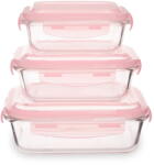 Premier Housewares Recipiente de alimente 3 buc. din sticlă Freska - Premier Housewares