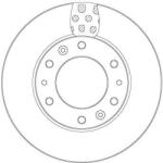 TRW Disc frana TRW SINGLE DF6962S (DF6962S)
