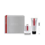 Prada Set cadou Prada Luna Rossa, apa de toaleta 100ml + apa de toaleta 10ml + gel de dus 100ml, Bărbați