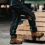 Engelbert Strauss munkavédelmi nadrág motion 2020 fekete-sárga-zöld HOSSZÍTOTT (6551198)