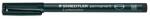 Staedler Staedtler Lumocolor alkoholos filc fekete 1, 0mm (317-9)