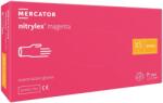 Mercator Medical NITRYLEX MAGENTA - Mănuși de nitril (fără pudră), 100 buc, M