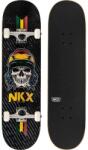 NKX Skateboard NKX Rasta Skull Skateboard